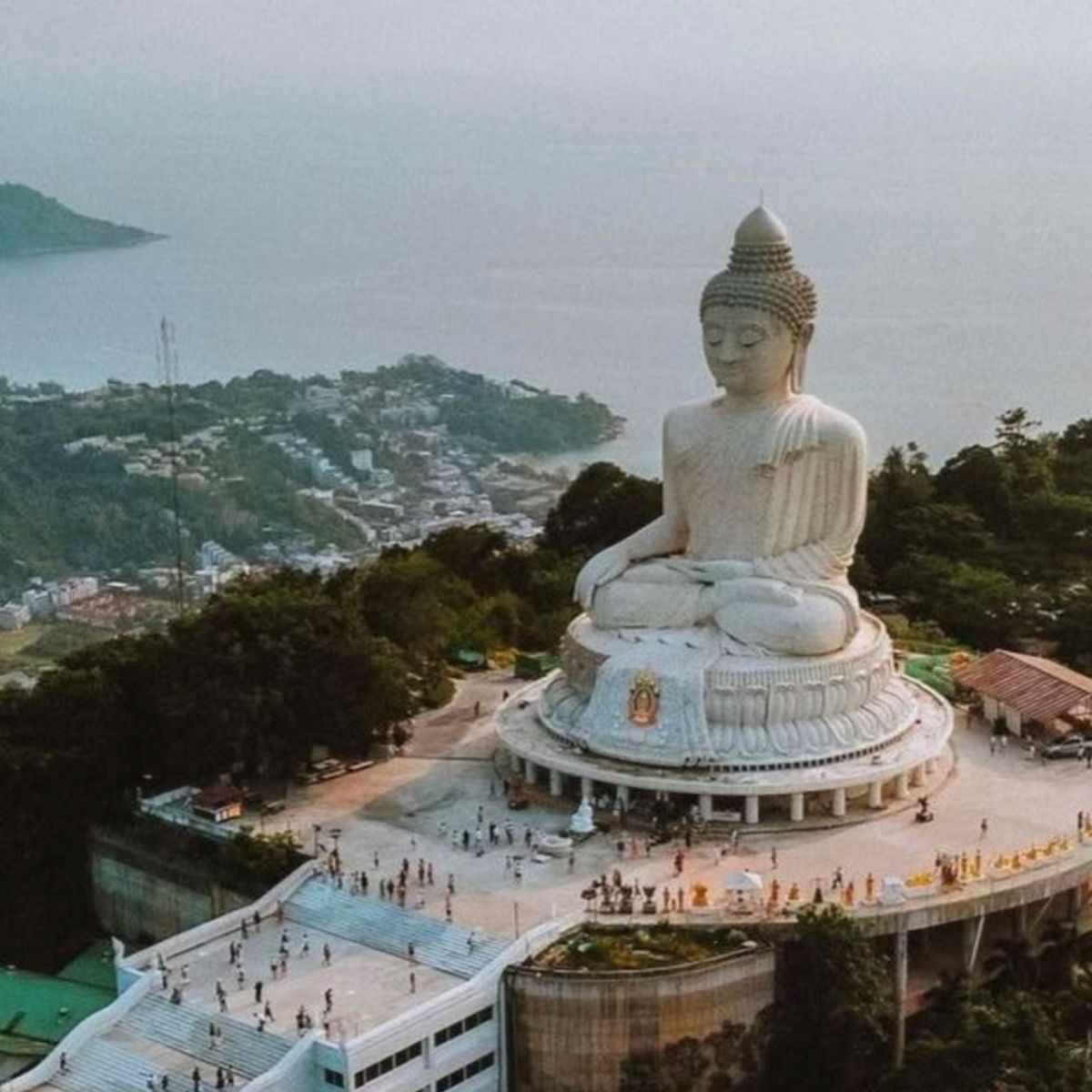 The Big Buddha seated above Phuket
